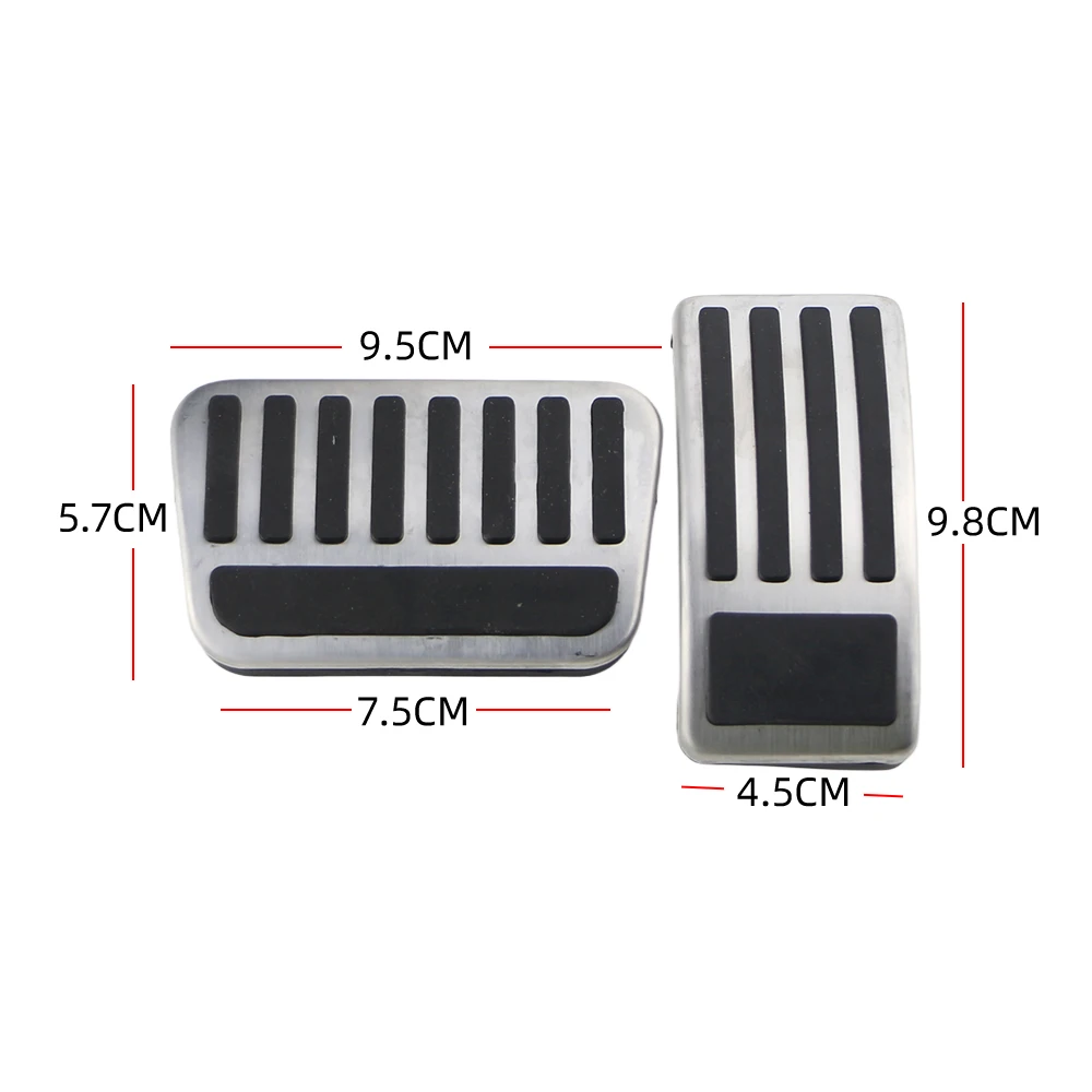 Cubiertas de pedal acelerador y freno para BYD Dolphin Surf 2023-2025 - imagen 3