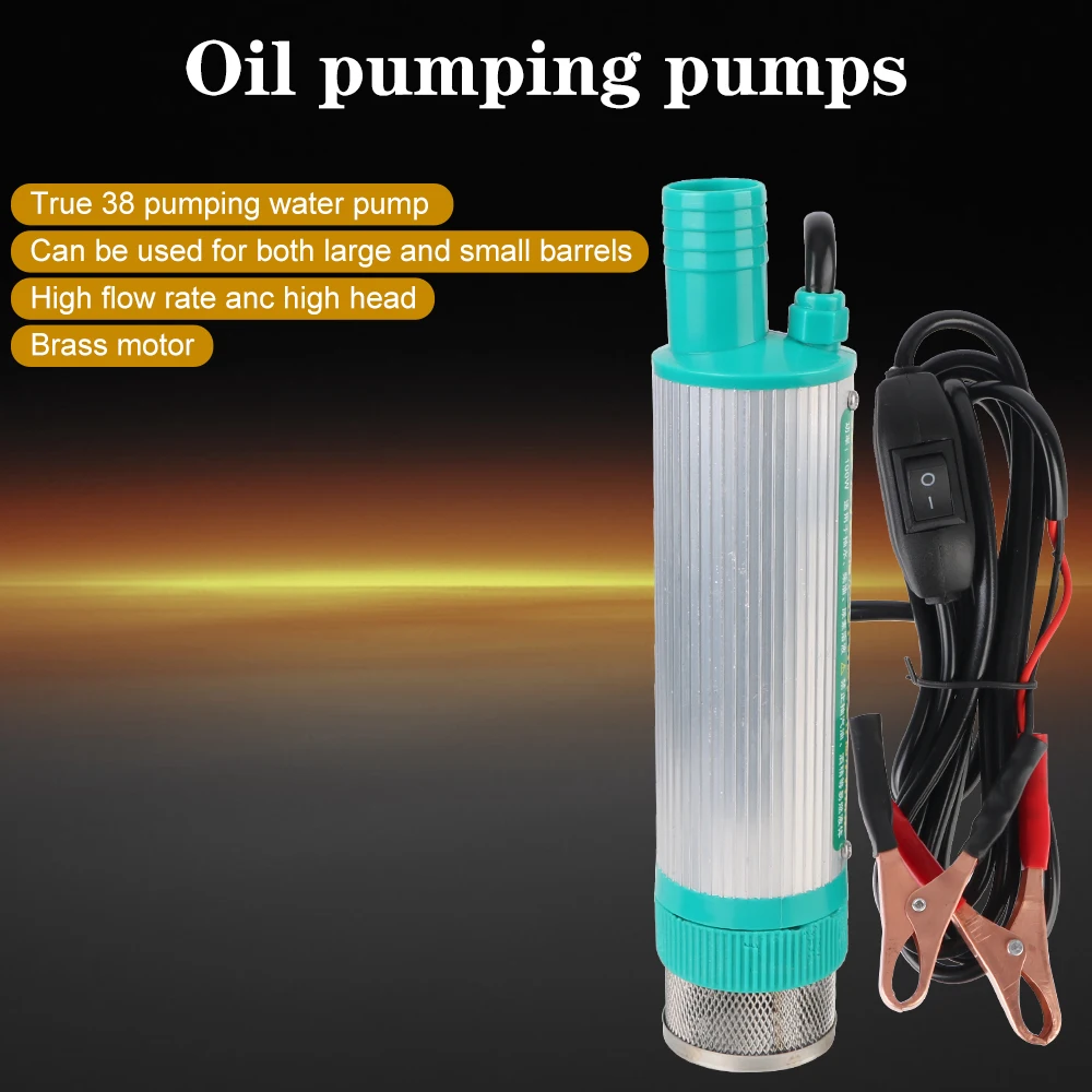 Bomba eléctrica de trasvase universal 12V para diésel, aceite y agua - imagen 5