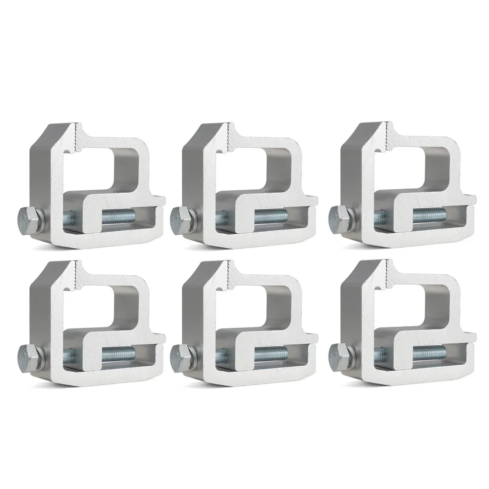 Abrazaderas de montaje de carcasa de Camper, tapa de camión de 6 piezas, resistentes - imagen 2