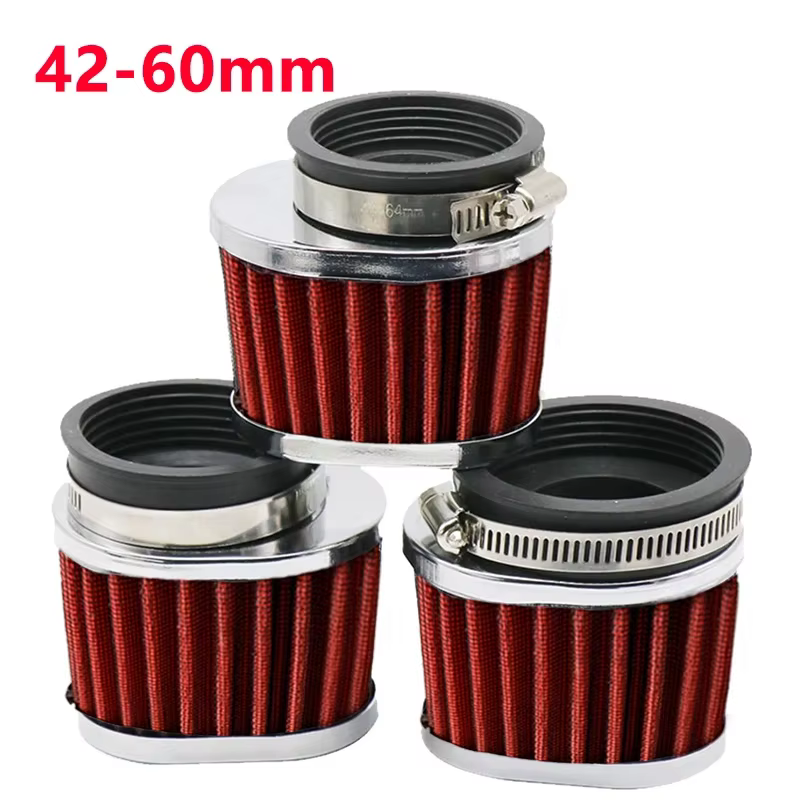 Filtro de aire deportivo universal de alto flujo para moto 42-60 mm - imagen 2