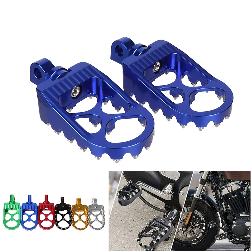 Estriberas MX anchas para Harley Sportster XL 883/1200 y Dyna