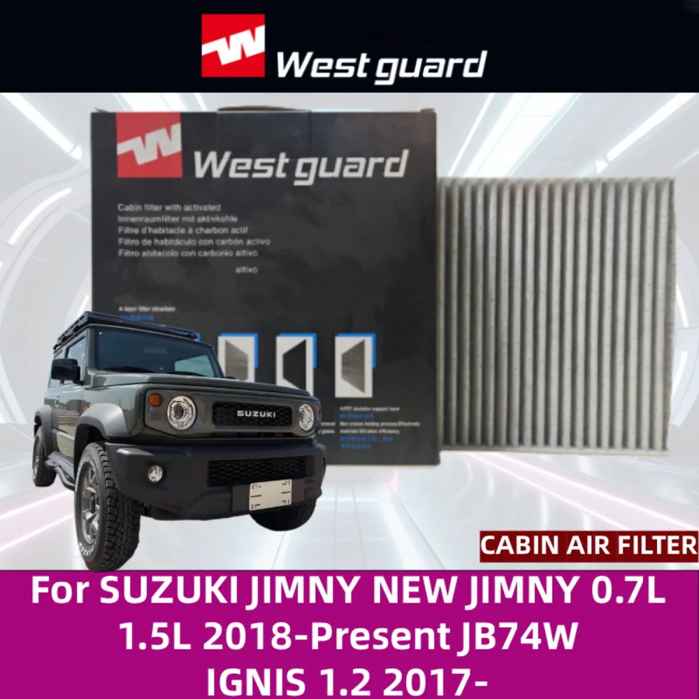 Filtro aire cabina carbón activado WESTGUARD MK7019 – Suzuki Jimny JB74W