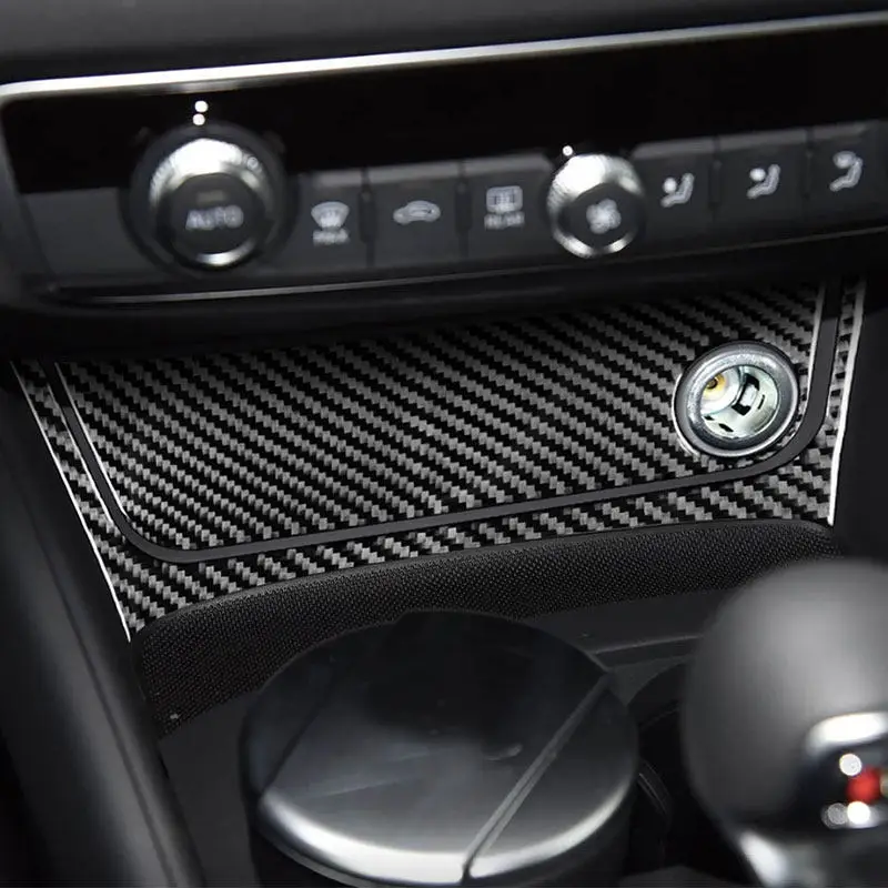 Embellecedor panel encendedor fibra de carbono – Audi A3 S3 RS3 8V 2013-2019