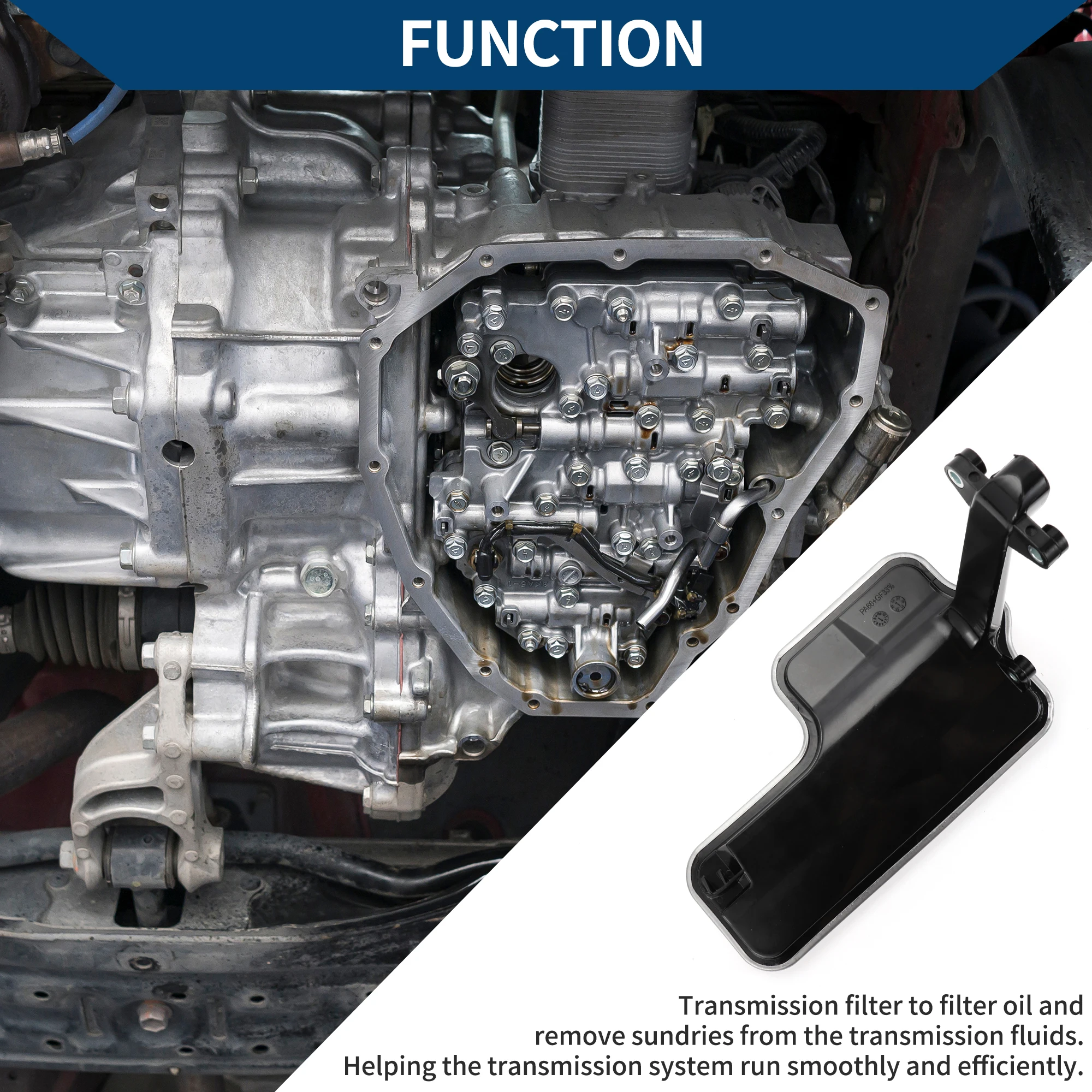 UXCELL No.0AW 301519 C Kit de filtro de transmisión automática con junta para Audi A4 2009-2016 Juego de filtros de aceite de transmisión - imagen 3