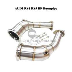 KUNGFU PERFORMANCE Tubo de escape inox 304 para Audi RS4/RS5 B9 2.9T