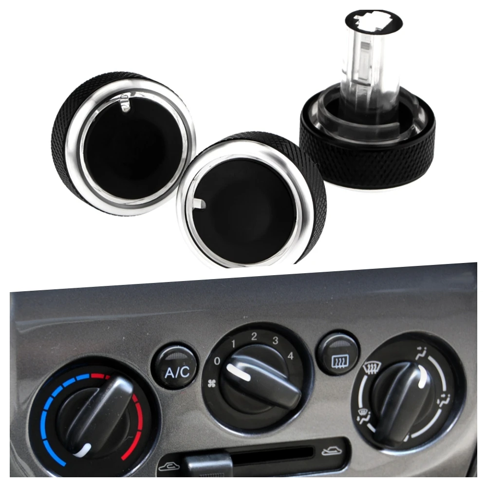 Perilla de aire acondicionado aluminio Mazda 323 626 Familia