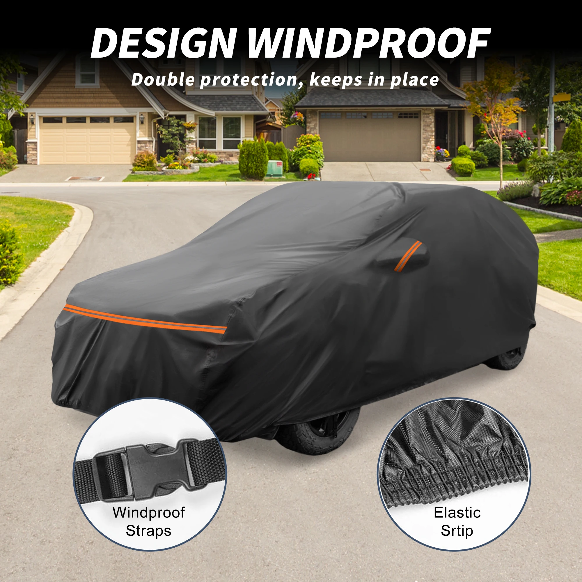 Cubierta coche UXCELL impermeable transpirable para Audi Q2 2009-2024 - imagen 3