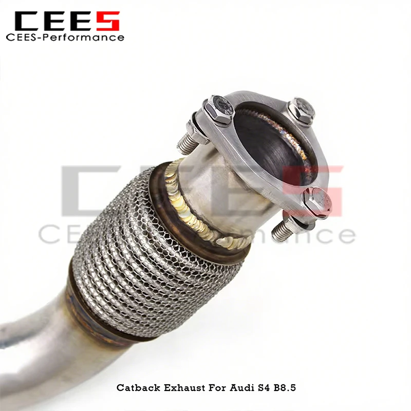 Ceees escape catback valvulado Audi S4/S5 B8.5 3.0 T - imagen 4