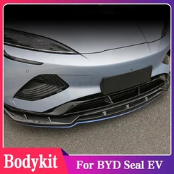 Splitter delantero BYD Seal EV 2022-2024 en carbono negro