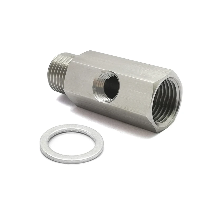 Adaptador NPT 1/8 para sensor de presión aceite línea turbo M16x1.5
