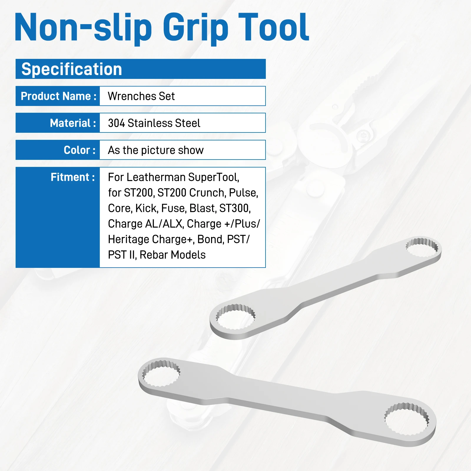 Llave combinada de acero con carraca para multiherramienta Leatherman - imagen 4