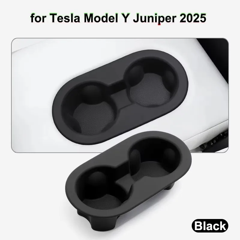 Soporte portabotellas central Tesla Model Y - inserto silicona - imagen 5