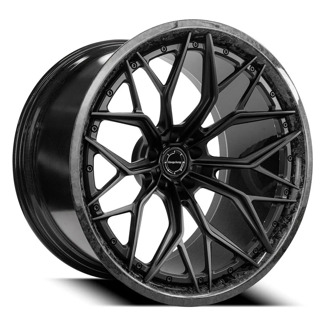 Llanta fibra carbono forjada Real cóncava – Porsche BMW Corvette - imagen 4