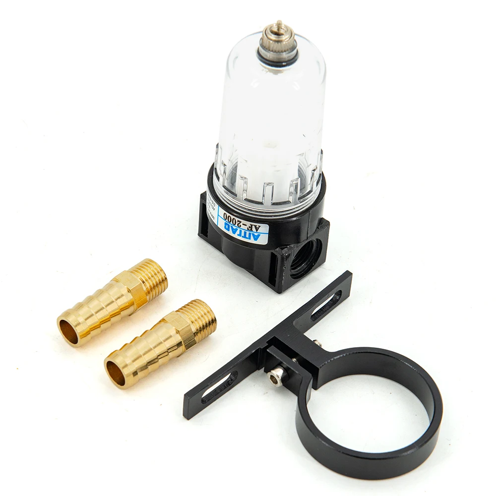 Separador de aceite para motor con soporte y filtro