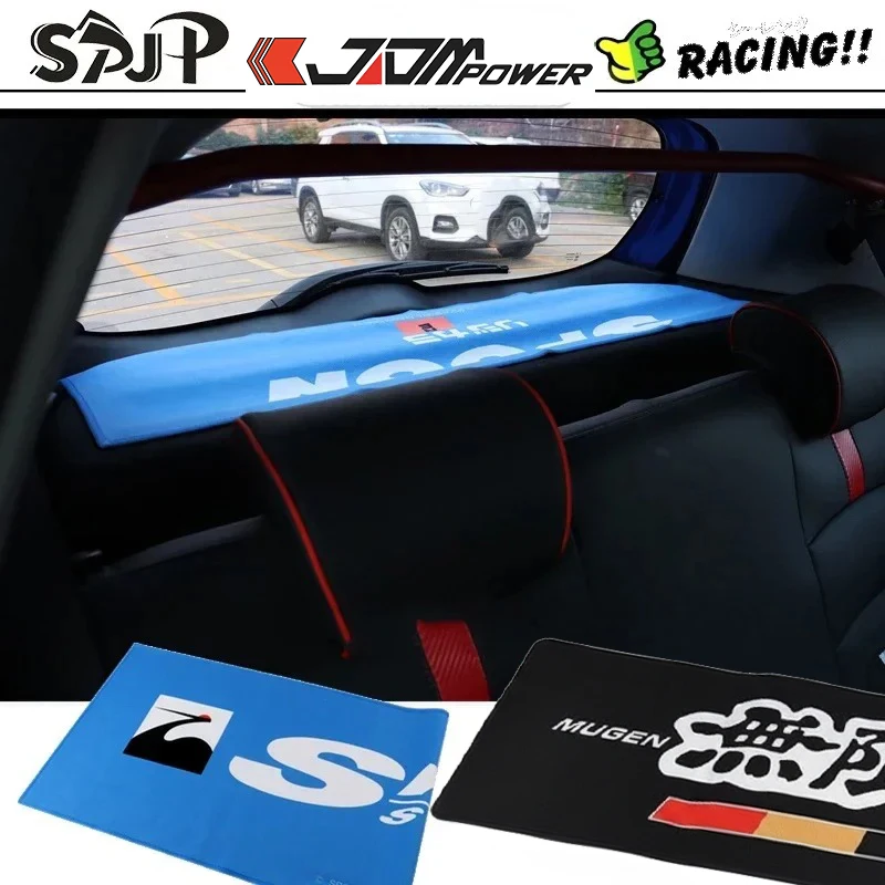 100*33cm JDM tablero cubierta Pad Dash Mat alfombra estilo de coche accesorios modificación para cuchara 1 pieza