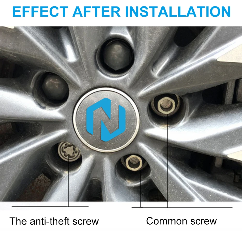 Tapones para tuercas de rueda 20x17 mm – Audi, VW, BMW, SEAT - imagen 3