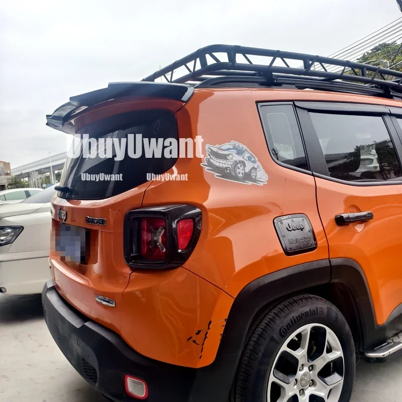 Alerón trasero de techo FRP negro mate para Jeep Renegade 2016-2023 - imagen 4