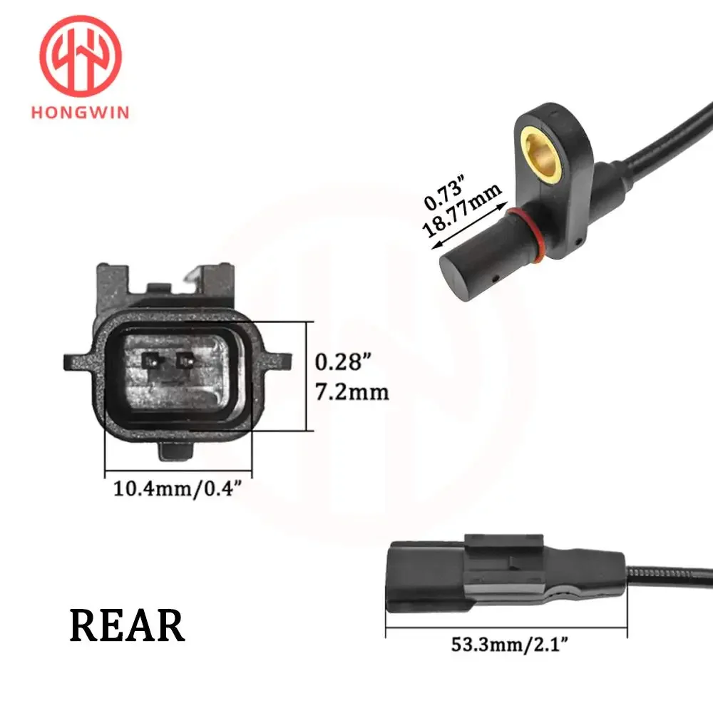 Sensor de velocidad de rueda ABS Nissan Bluebird-Sylphy 1.6 2020-2023 - imagen 5