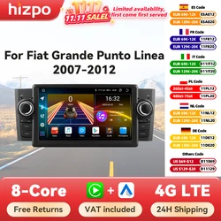 Radio coche Hizpo Octa Core para Fiat Grande Punto/Linea