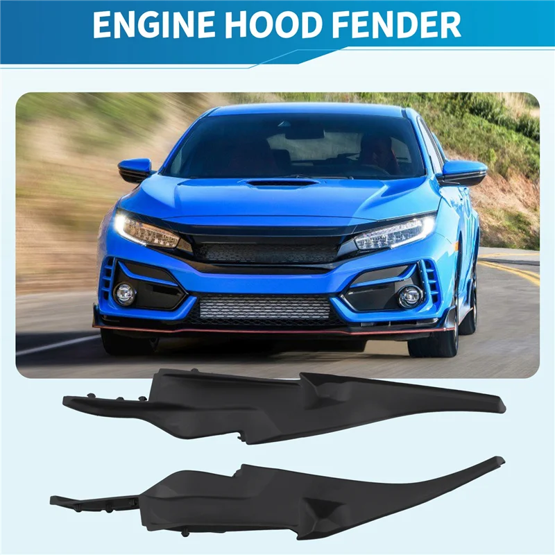 Protectores guardabarros Honda Civic 2017-2020 – molduras y bisagras - imagen 3