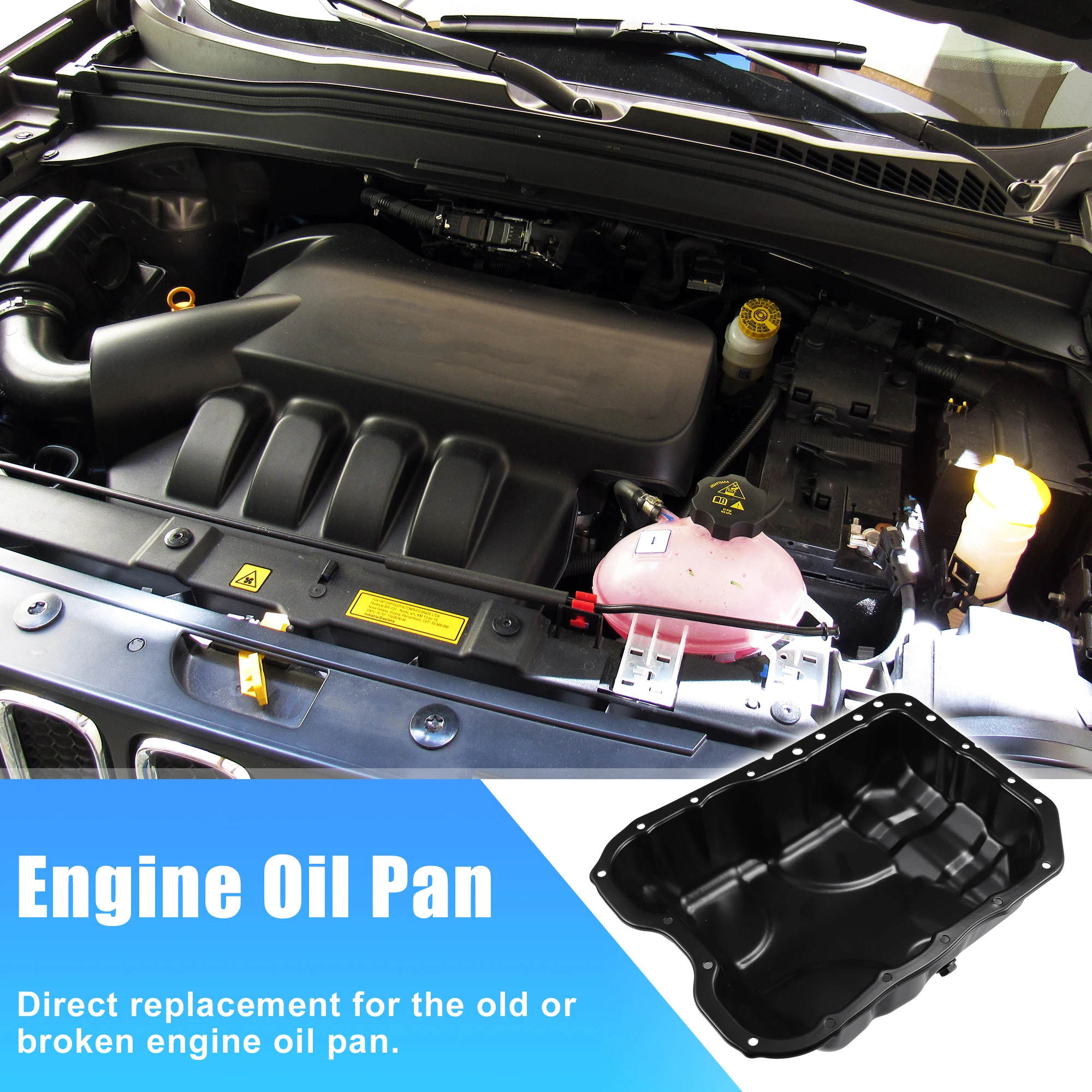 UXCELL 5047566AB Cárter de aceite para Dodge Dart y Jeep Cherokee - imagen 2