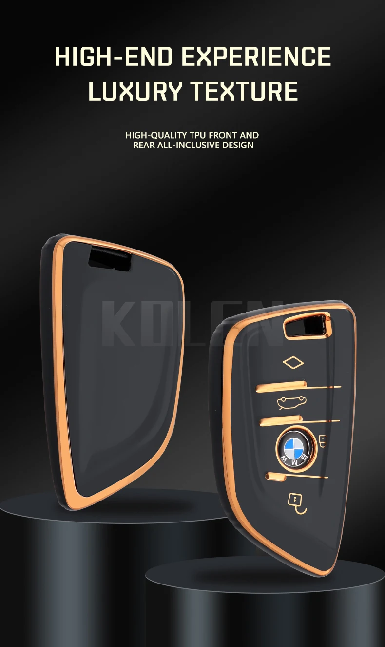 Funda protectora de TPU para mando de coche BMW