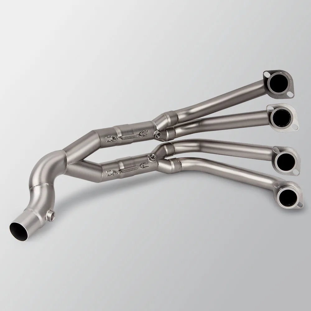 Tubo de enlace escape Yamaha YZF-R6 2017-2025 de acero inoxidable - imagen 2