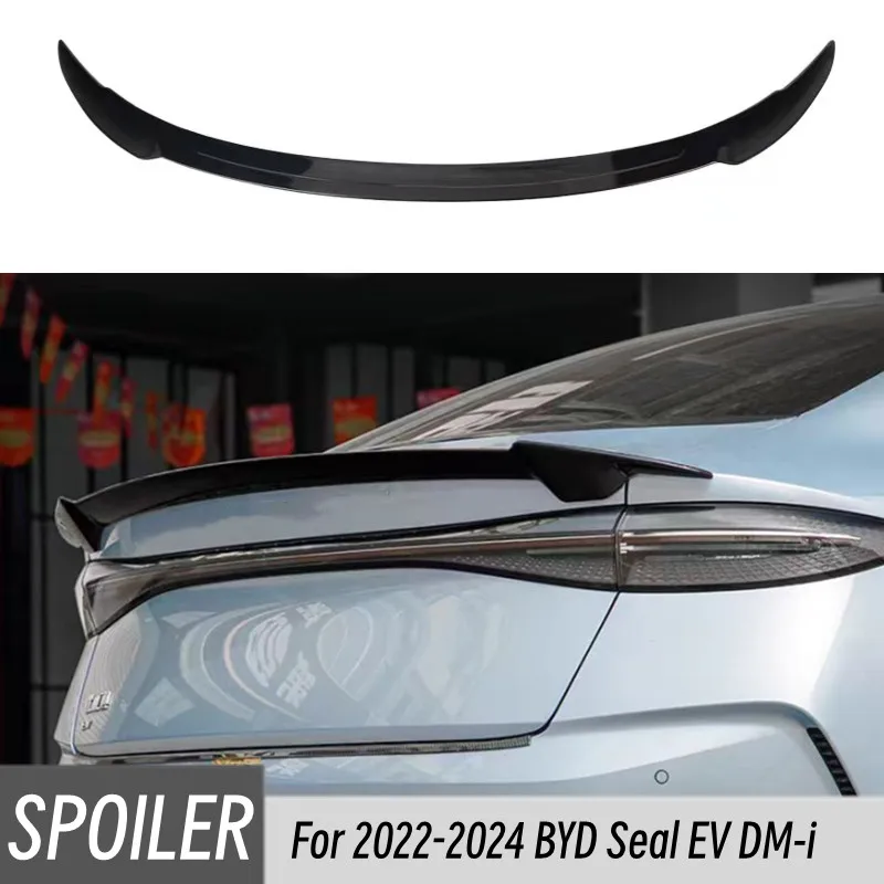 Alerón trasero carbono BYD Seal negro EV dm-i 2022-2024