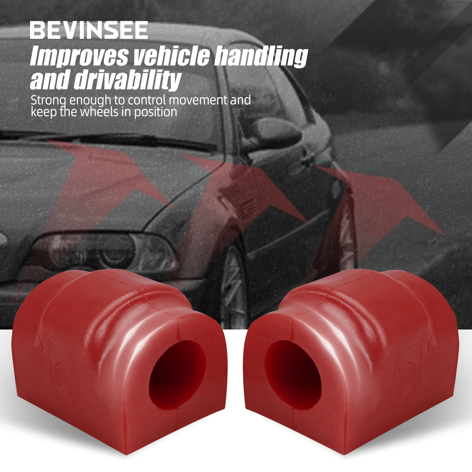 Barra estabilizadora trasera Poly 18 mm suspensión BMW E36 E46 Z4 E85 - imagen 3