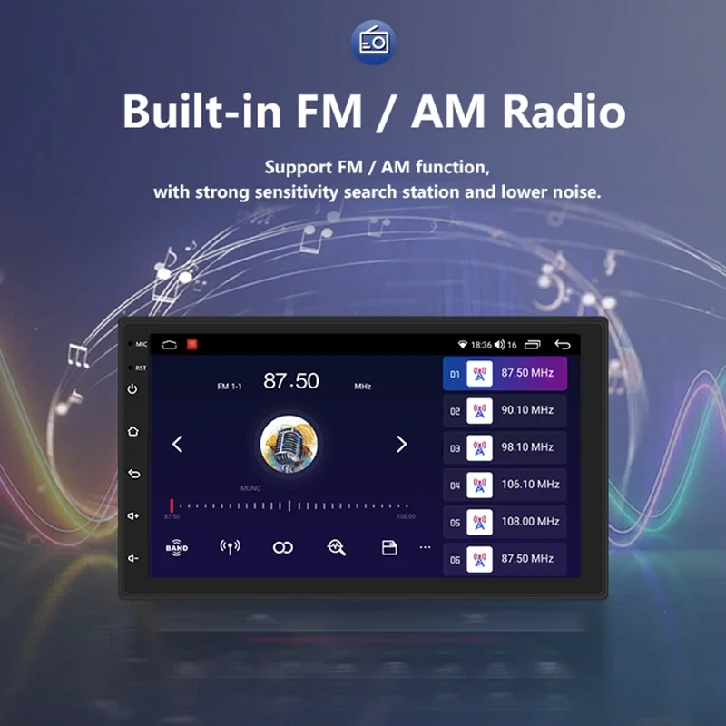 Autoradio Android N5 7″ QLED con GPS y DSP Universal - imagen 5