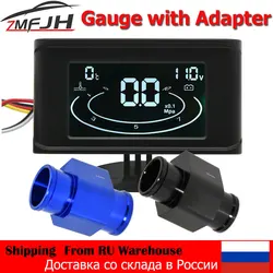 Voltímetro multifunción con temp. agua y presión de aceite LCD