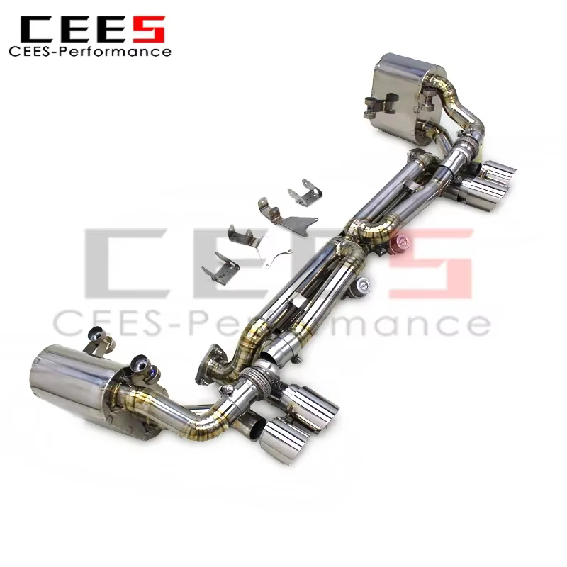 Escape catback CEES con válvula para Porsche 911 991 - imagen 3