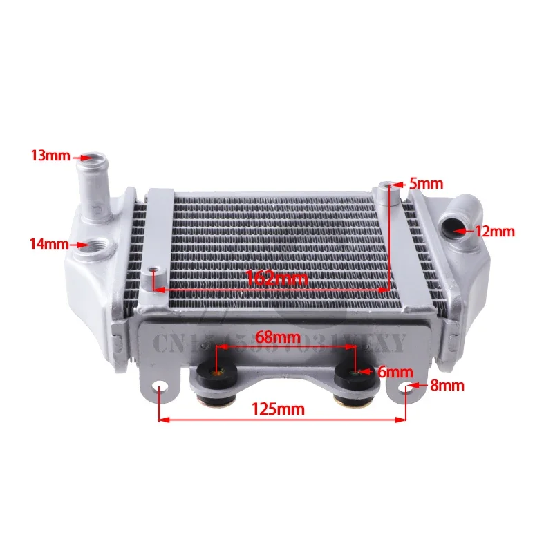 Radiador ATV/Quad con ventilador para motores 150-250 cc - imagen 2