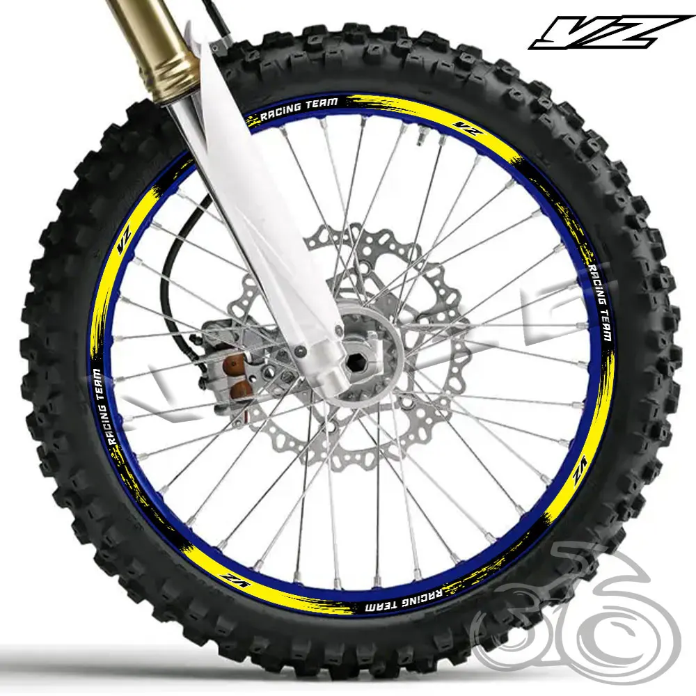 Yamaha YZ pegatina reflectante para llanta de moto - imagen 4