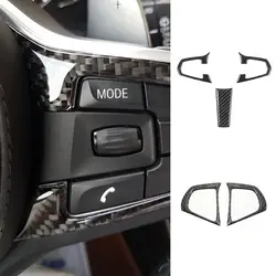 Embellecedor de botones de volante efecto carbono BMW G30 y X3 G01