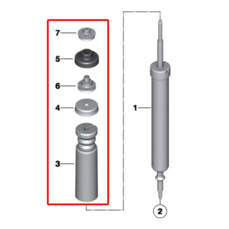 Tope de suspensión trasera BMW Serie 1 y X1 – 33536767335 - imagen 3