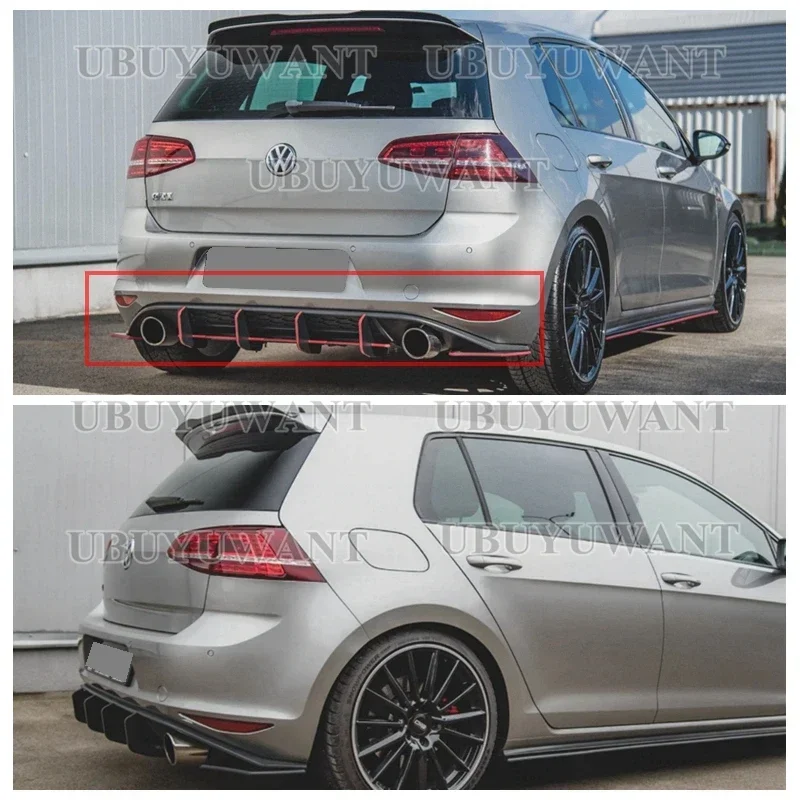 Difusor trasero para Volkswagen Golf 7 GTI 2014-2017 - imagen 3