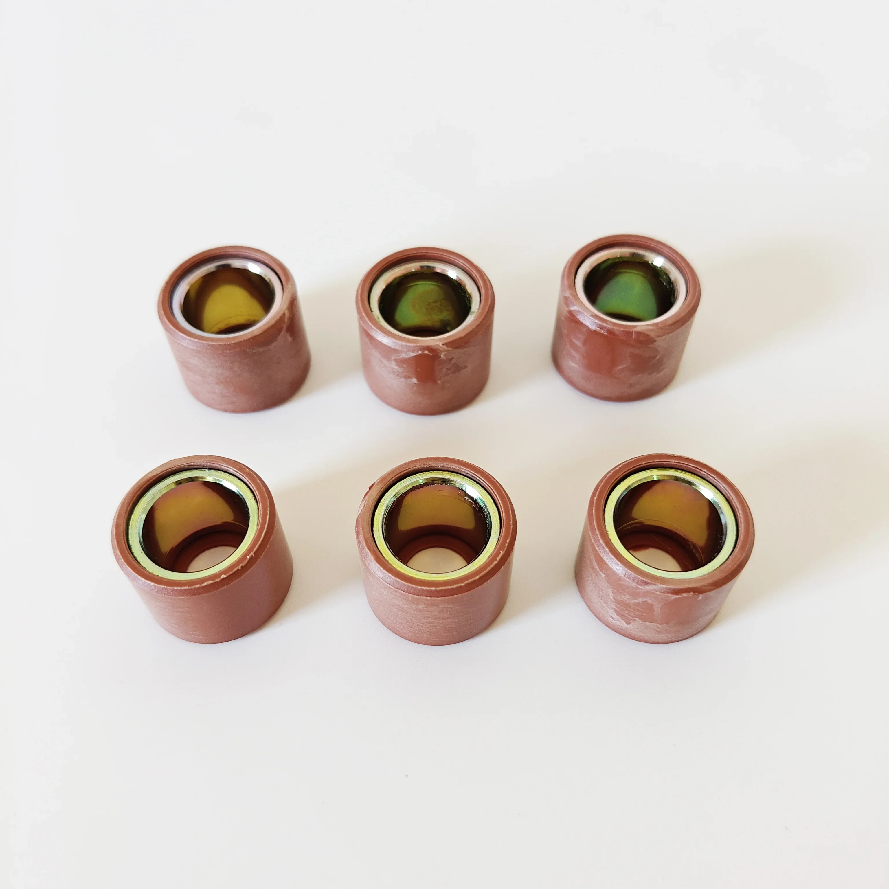 6 uds 21x17mm 13,8g rodillo variador Original para APRILIA Scarabeo Leonardo euro PIAGGIO Beverly MP3 VESPA GTS es decir Tourando 300