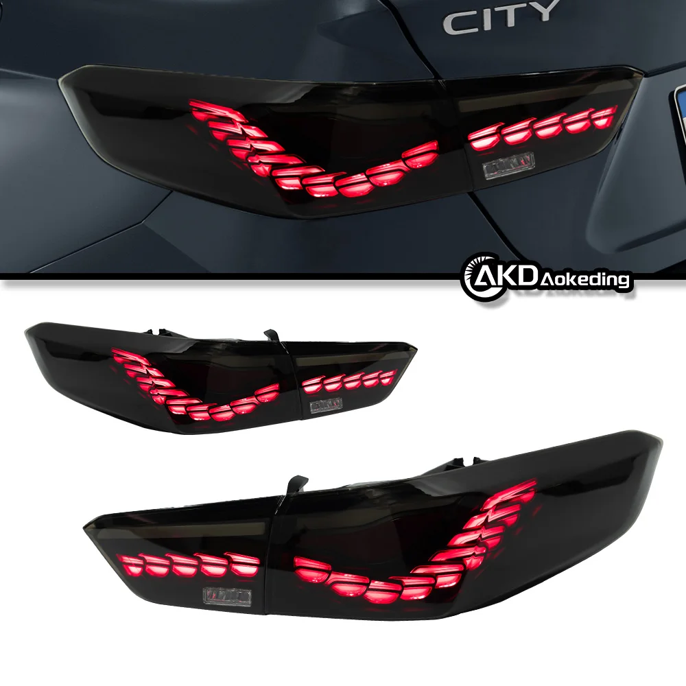 Luces de coche para ciudad luz trasera LED 2021-2023 ciudad freno antiniebla trasero señal de giro accesorios automotrices - imagen 2