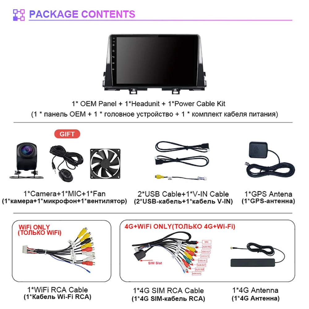 Radio multimedia 2 DIN CarPlay Android GPS – Kia Picanto 2017-2020 - imagen 2