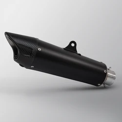 Silenciador de escape carbono ZAR modificado con DB killer para moto