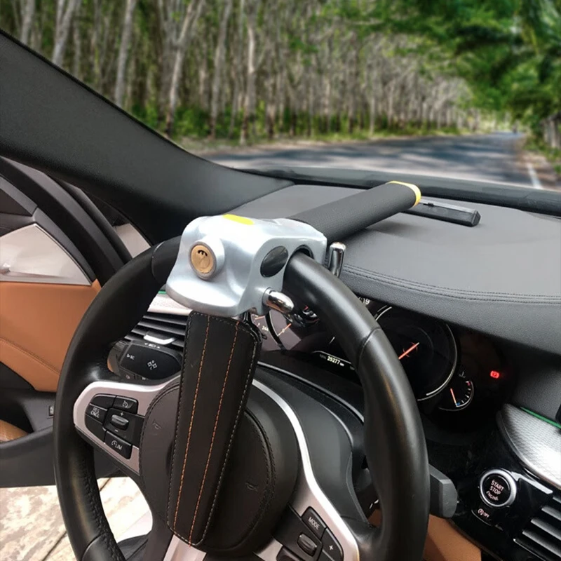 Cerradura antirrobo para volante, vista general