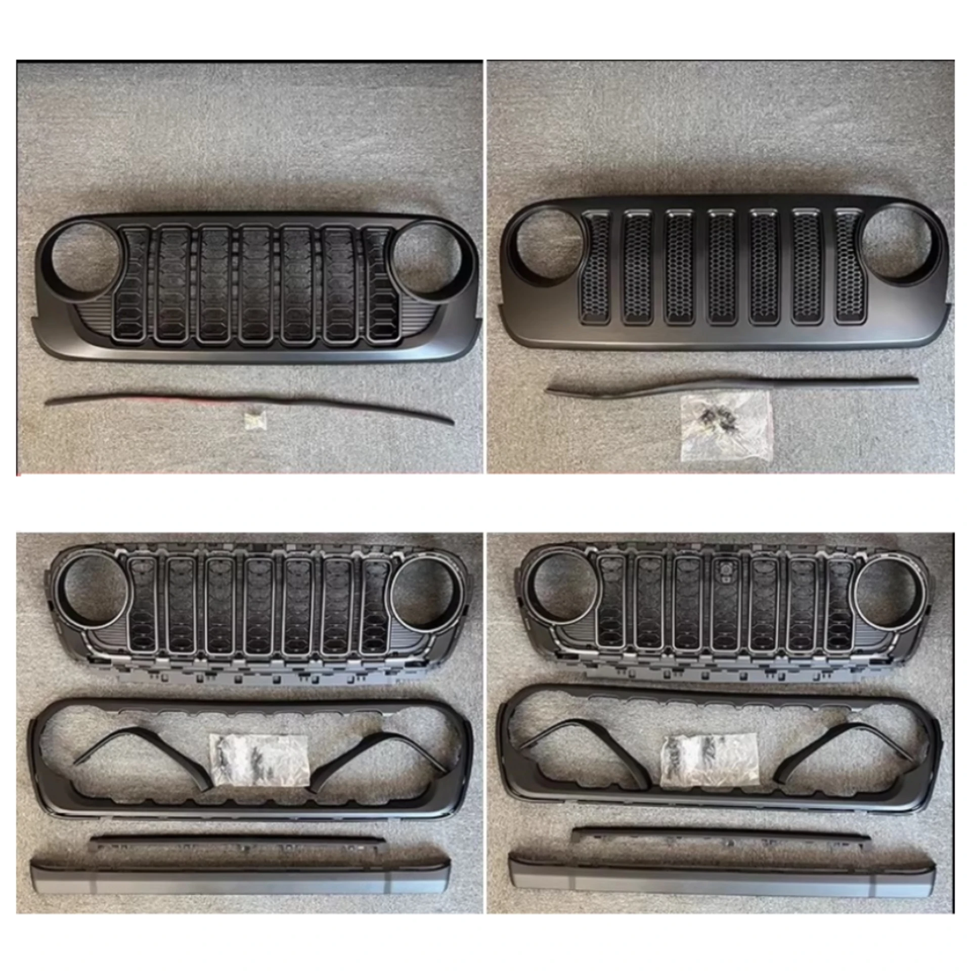 Parrilla delantera Jeep Wrangler JL/JT 2007-2024 estilo 2024 - imagen 2