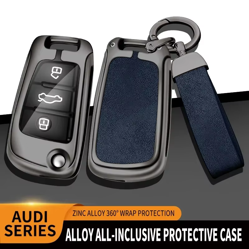 Funda cuero y aleación zinc para mando Audi A3 8P 8V S3 Q3 Q2 TT - imagen 3
