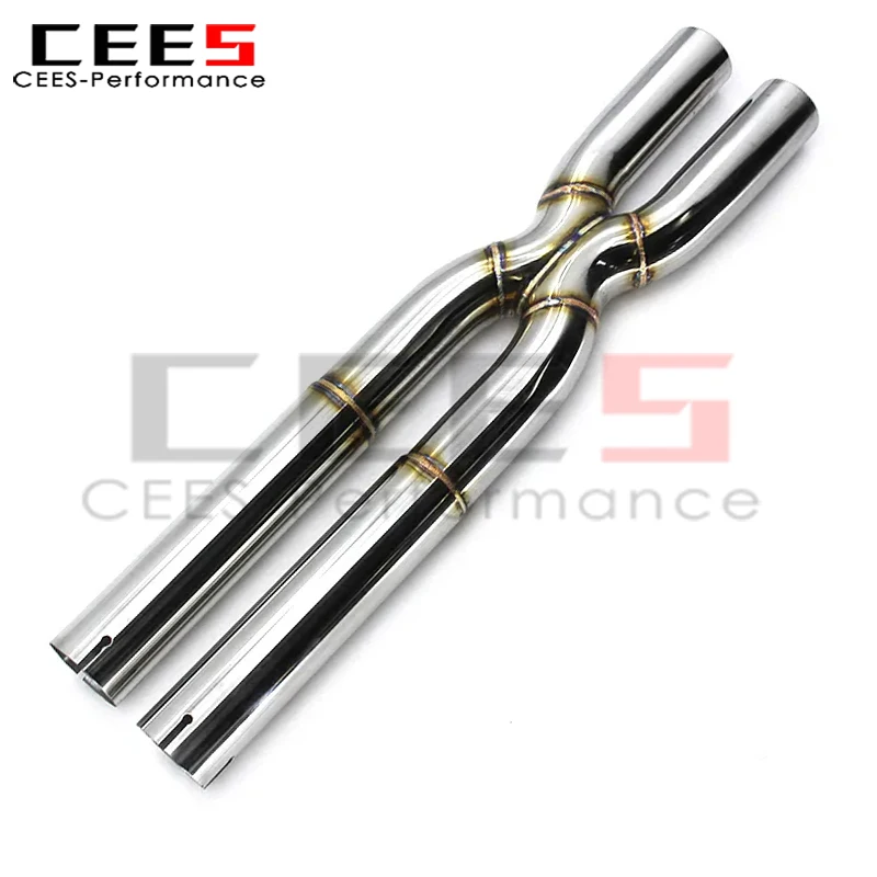 Tubo intermedio en X CEES SS304 para Maserati GranTurismo 4.7