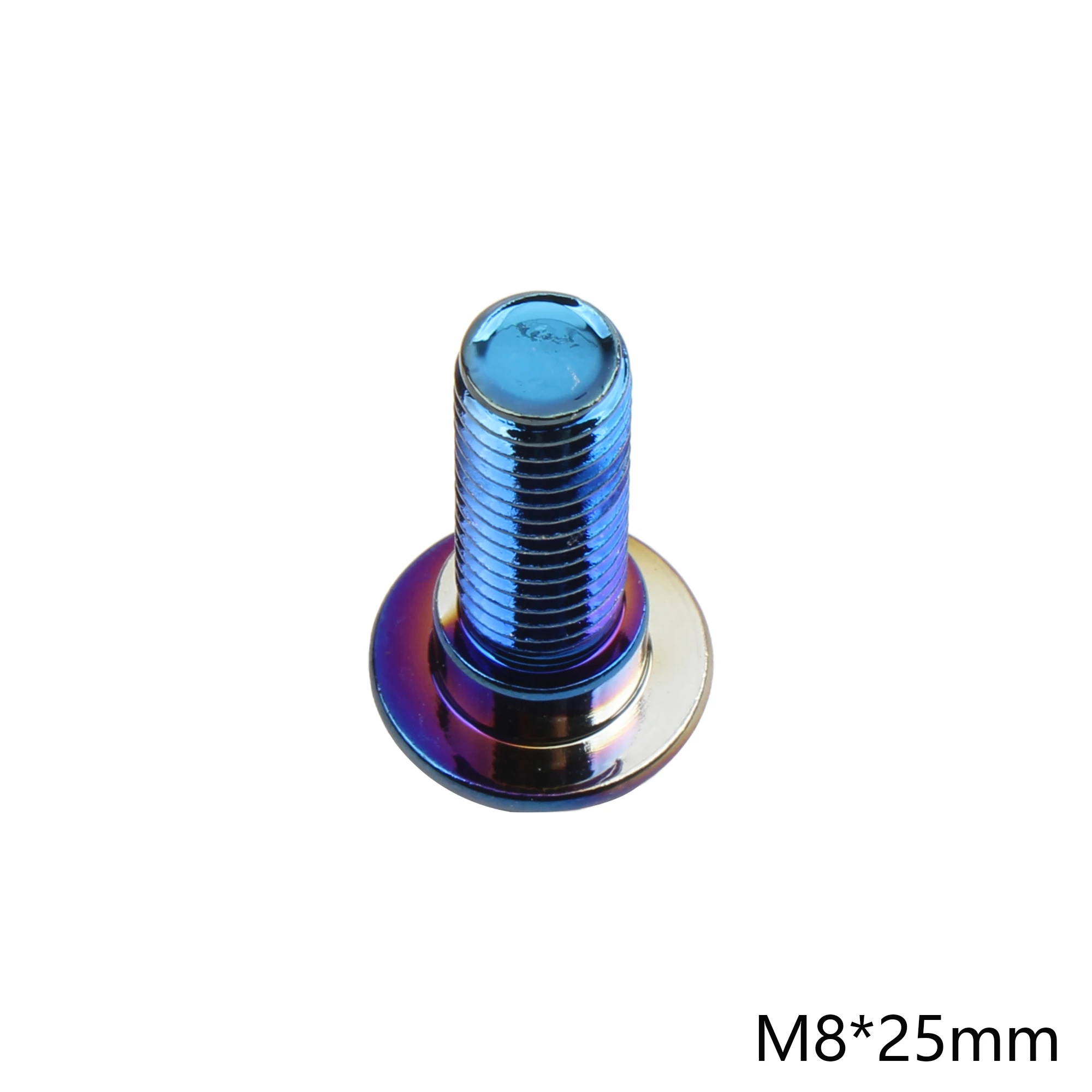 Tornillos disco freno M8 azul quemado para motocicleta - 3 tamaños - imagen 2