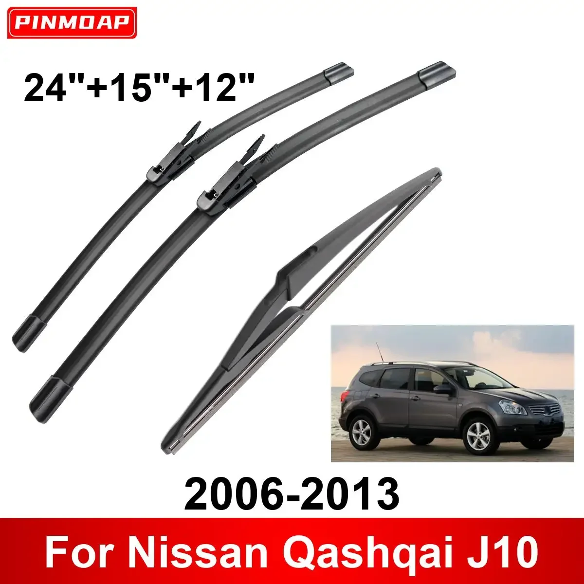 Limpiaparabrisas delantero y trasero Nissan Qashqai J10 (2006-2013)