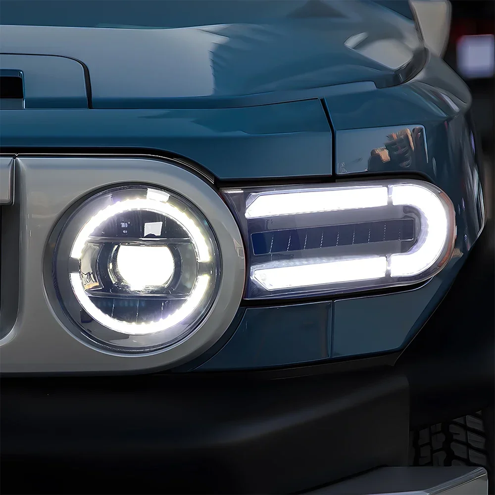 Faros delanteros LED bifocal Plug and Play Toyota FJ Cruiser 2007-2017 - imagen 2