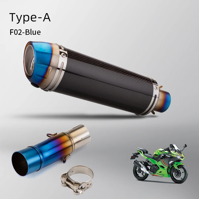 Silenciador de carbono para Kawasaki Ninja 400 y Z400