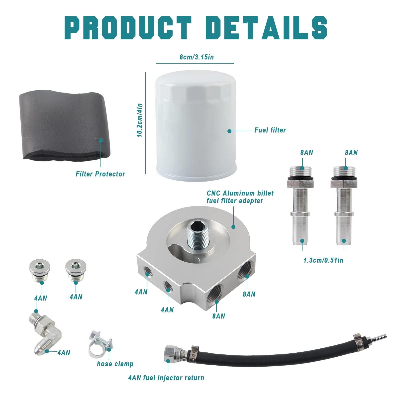 121003 Ford Kit filtro combustible Super Duty 6.7L Powerstroke - imagen 4